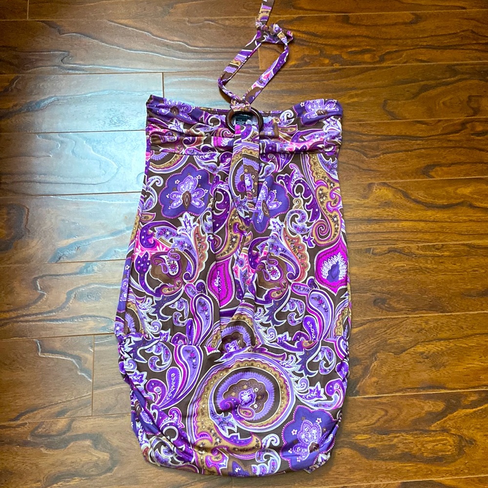🆕 Paisley print halter neck style dress/top size L/G
